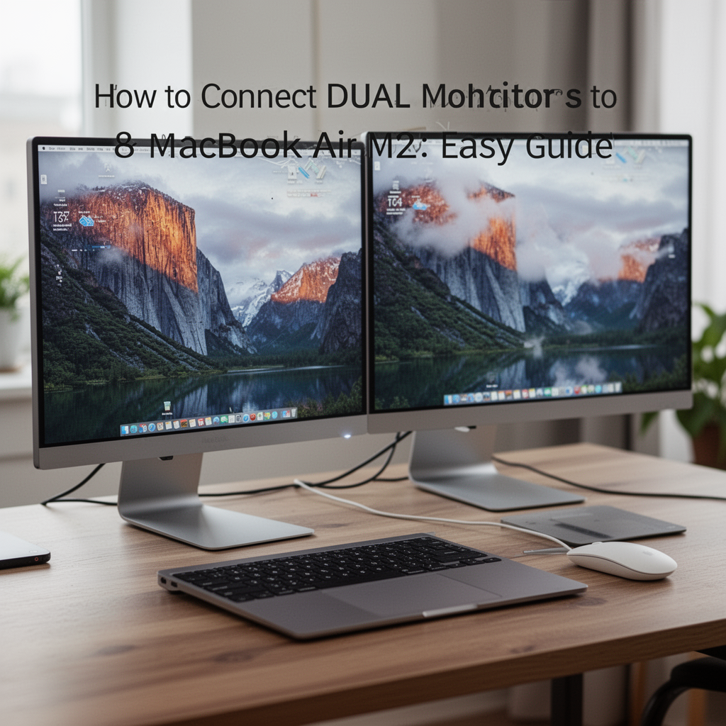 How to Connect Dual Monitors to MacBook Air M2: Easy Guide