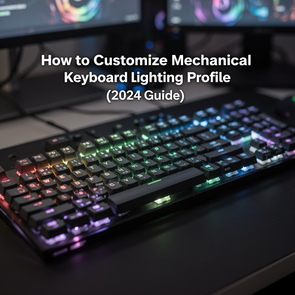 How to Customize Mechanical Keyboard Lighting Profile (2026 Guide)