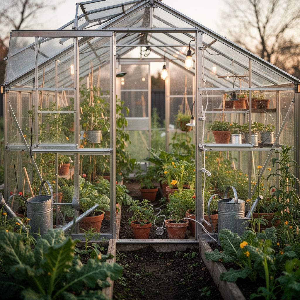 How to Keep a Small Greenhouse Warm Without Electricity: DIY Guide